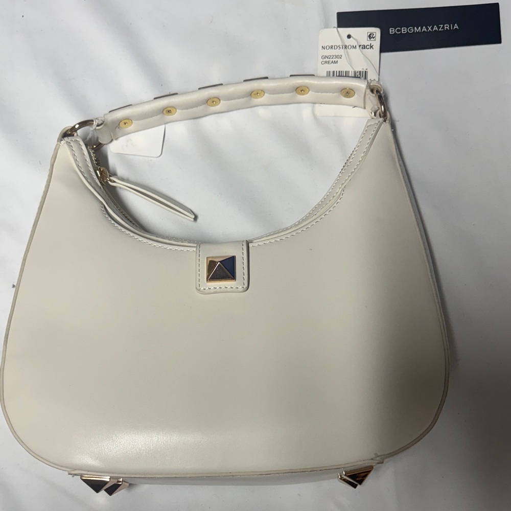 BCBGMaxAzria Cream Shoulder Bag